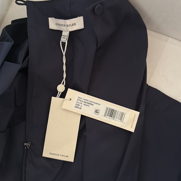 New with tags Rebecca Taylor handkerchief hem dress romper - Picture 4 of 4